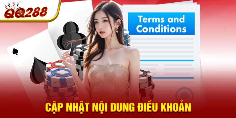 Cập nhật nội dung điều khoản Cập nhật nội dung điều khoản